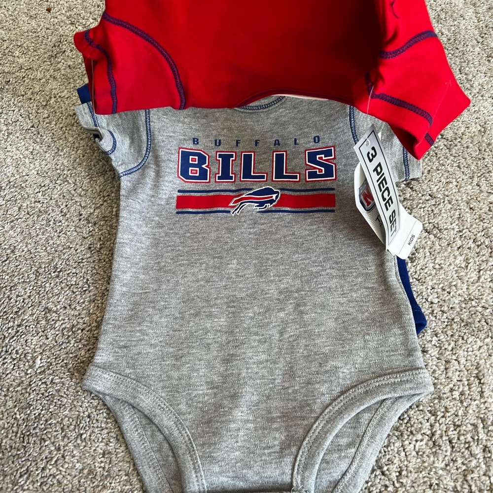 NFL Buffalo Bills Baby Bodysuits - Picture 2 of 5